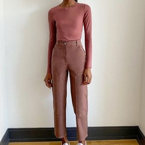 Wilfred Go To Longsleeve Ashy Rose Pink